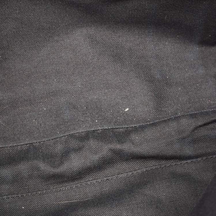 Pre Owned Salvatore Ferragamo Black Nylon ZIp Tote