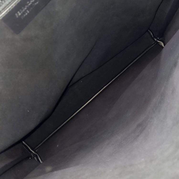 Pre Owned Salvatore Ferragamo Black Leather tote bag