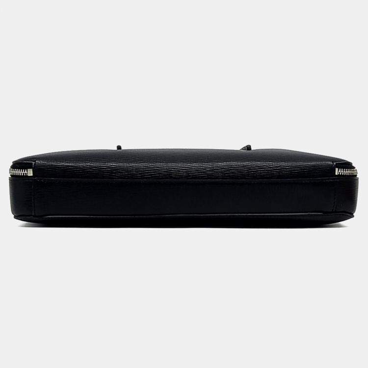 Pre Owned Salvatore Ferragamo Black Leather briefcase