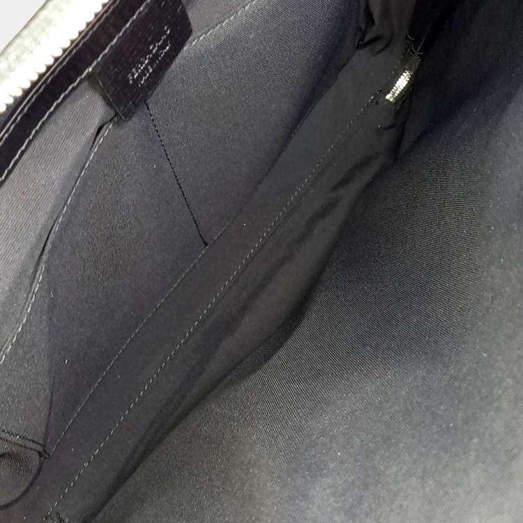 Pre Owned Salvatore Ferragamo Black Leather briefcase