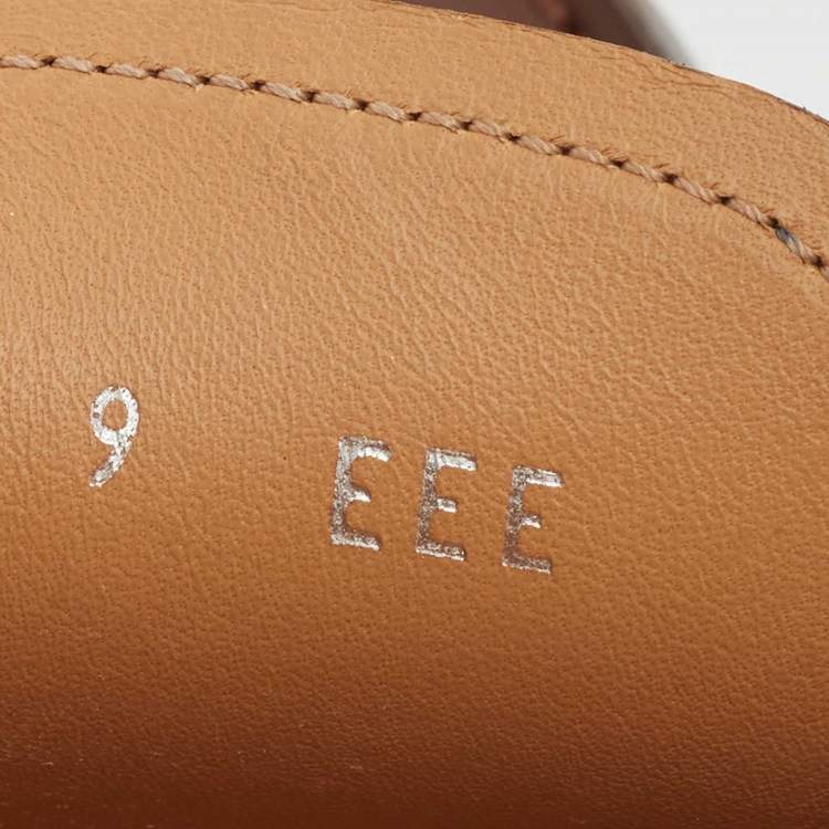 مملوكة مسبقًا Salvatore Ferragamo Brown Leather Penny Slip On Loafers Size 43