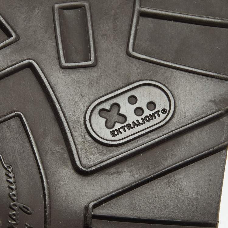 Pre Owned Salvatore Ferragamo Brown Leather Penny Loafers Size 44.5