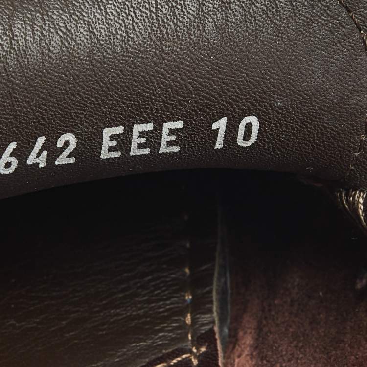 Pre Owned Salvatore Ferragamo Dark Brown Leather Gancini Loafers Size 44