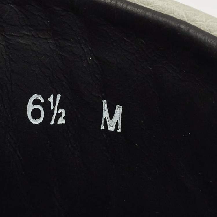 Pre Owned Salvatore Ferragamo Grey Ostrich Lutfi Platform Slide Sandals Size 40.5