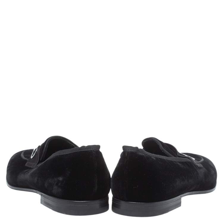 salvatore ferragamo andrea velvet loafers