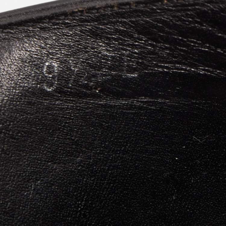 Pre Owned Salvatore Ferragamo Black Brogues Leather Lace Up Oxfords Size 43.5