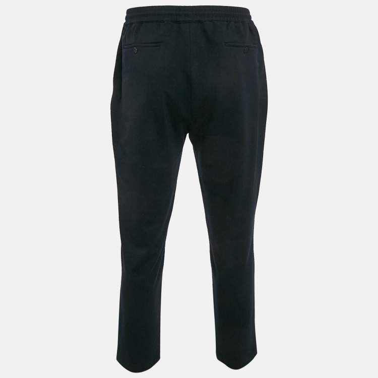 Pre Owned Sandro Navy Blue Knit Joggers XL