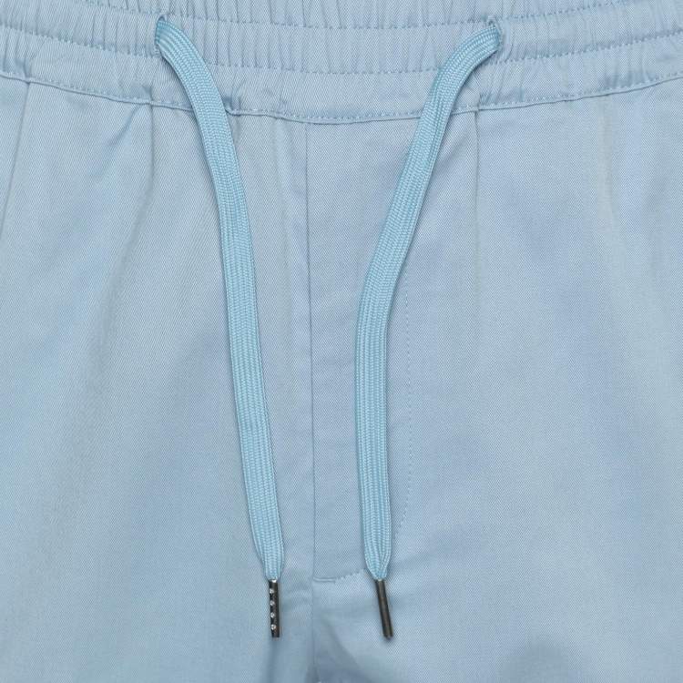 Pre Owned Sandro Blue Cotton Trouser S