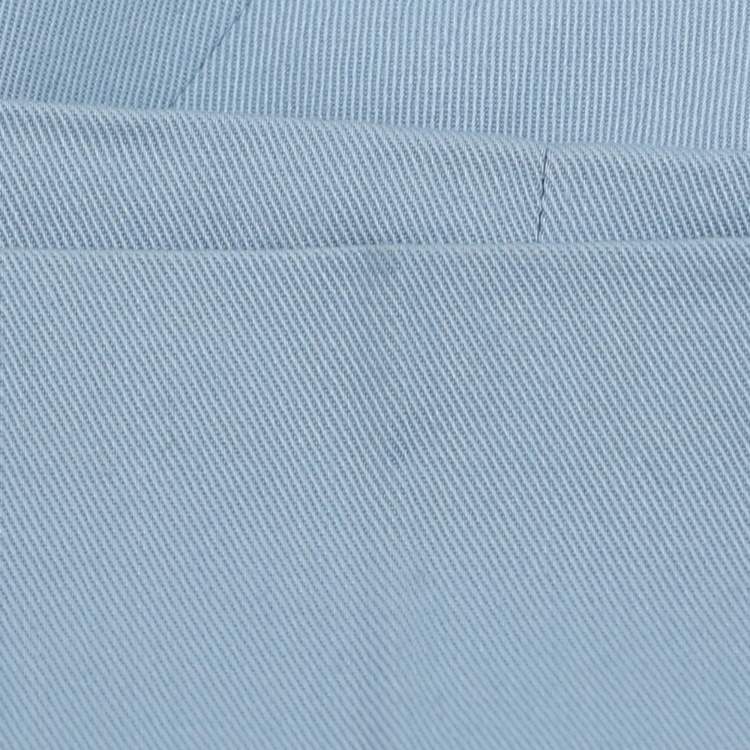 Pre Owned Sandro Blue Cotton Trouser S