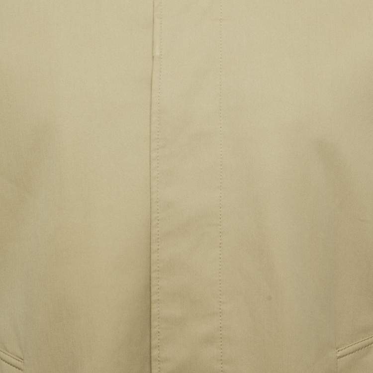 Pre Owned Sandro Beige Gabardine Short Coat XL