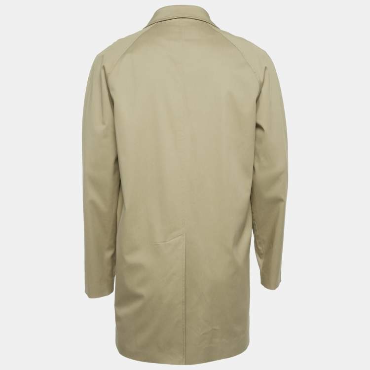 Pre Owned Sandro Beige Gabardine Short Coat XL
