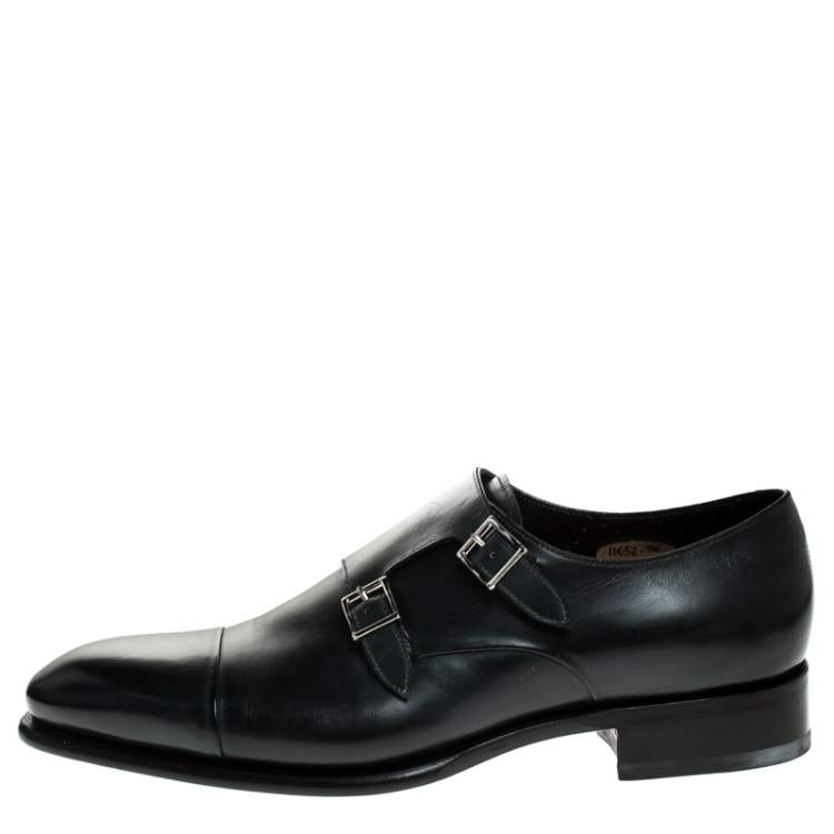 santoni monk strap