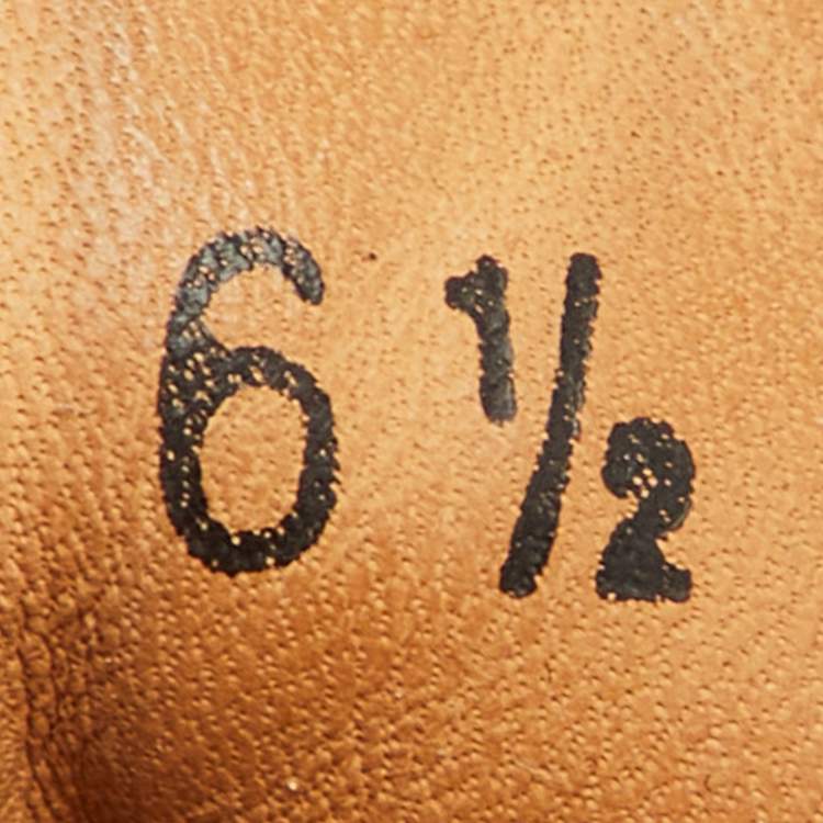 Pre Owned Santoni Brown Leather Lace Up Low Top Sneakers Size 40.5