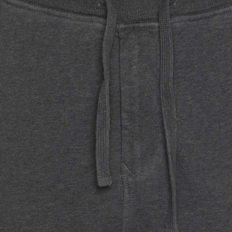 Pre Owned بنطلون جوجر ستون آيلاند باتش شعار جيرسي رمادي مقاس كبير جداً (اكسترا لارج)