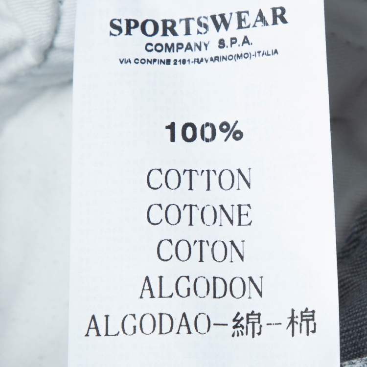 مملوكة مسبقًا Stone Island Pale Grey Denim New Steel Narrow Leg Jeans S