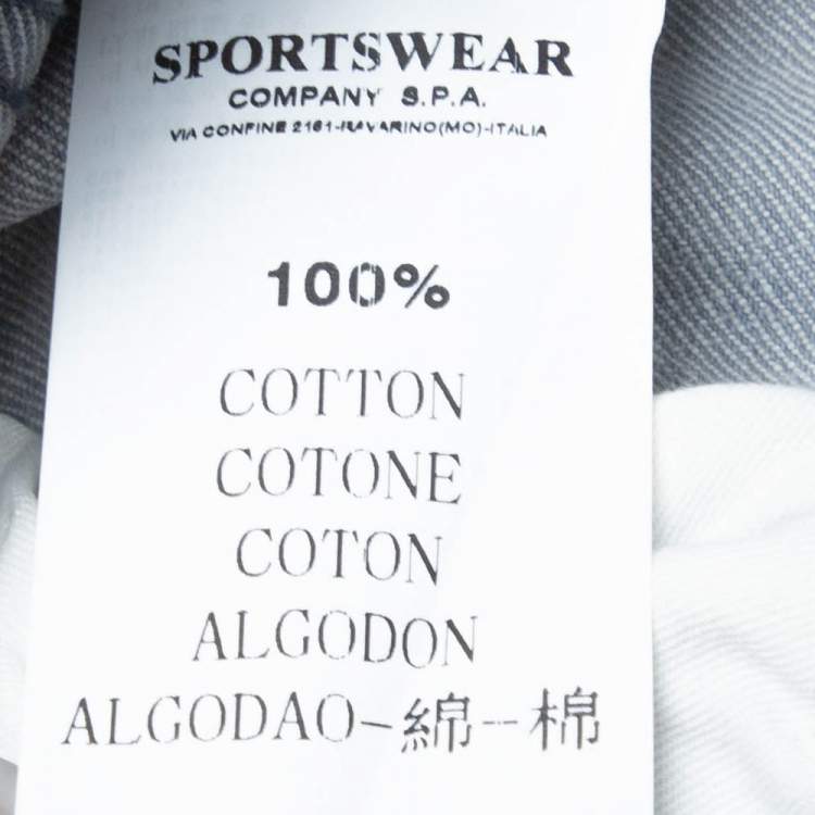 مملوكة مسبقًا Stone Island Pale Grey Denim New Steel Narrow Leg Jeans M