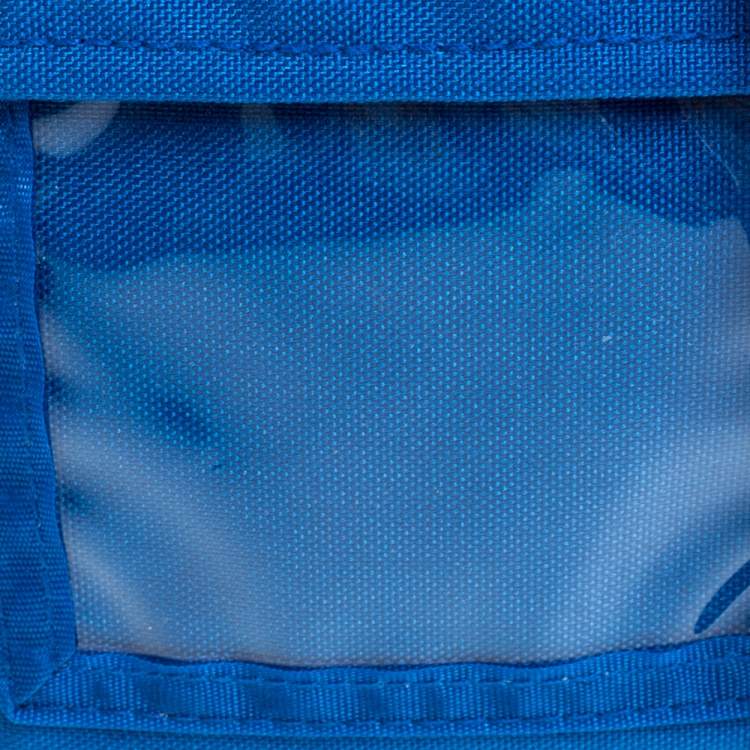 Pre Owned Supreme Blue Nylon Utility Bag 