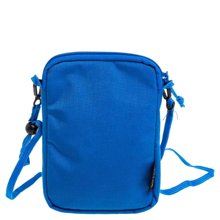 Pre Owned Supreme Blue Nylon Utility Bag 