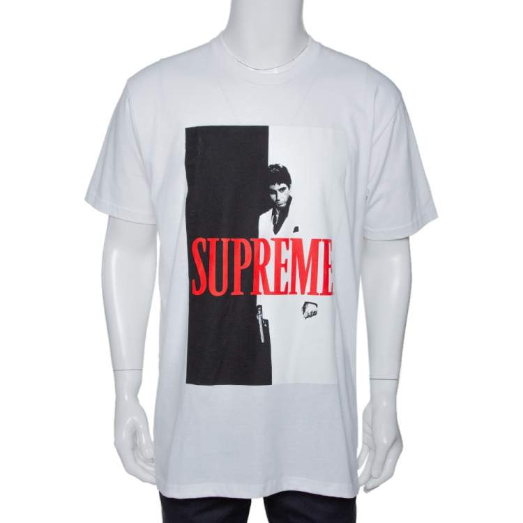supreme scarface t-shirt L white