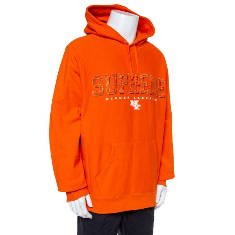 Supreme 2025 orange hoodie