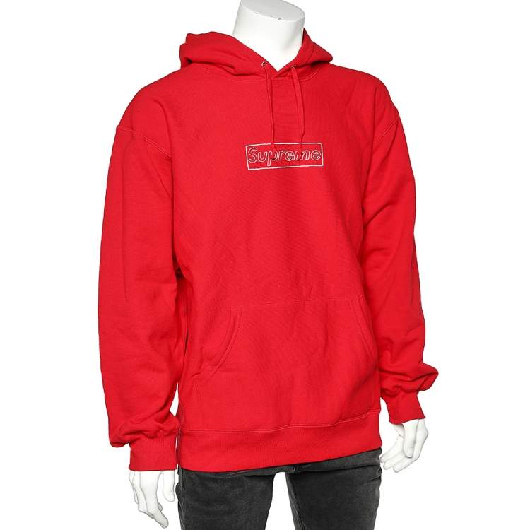 Louis Vuitton Supreme Red Luxury Brand Hoodie For Men Women Luxury