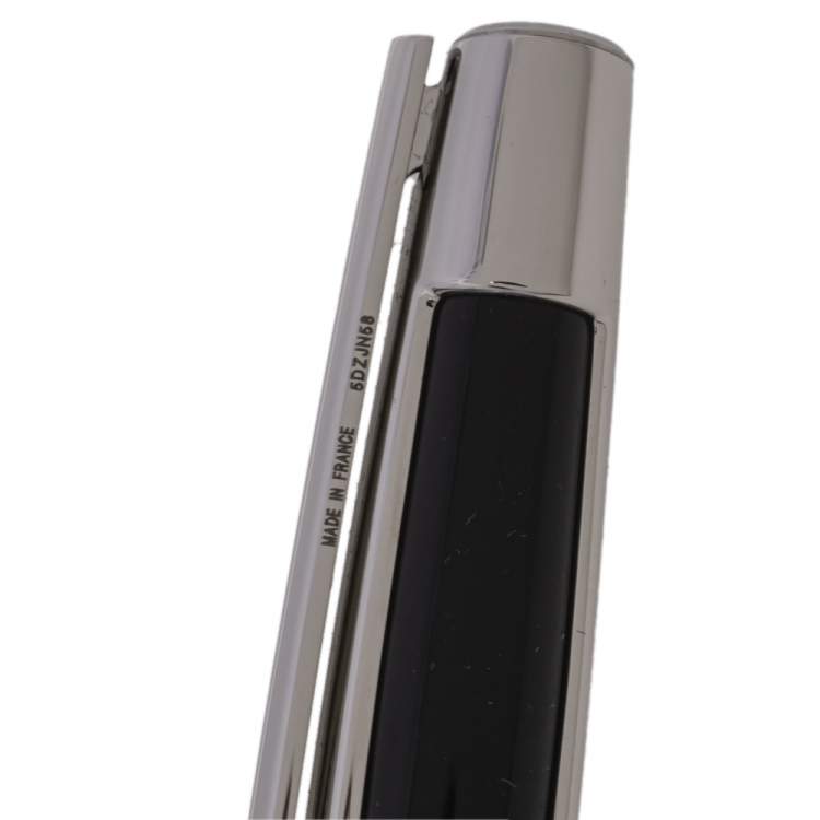 Pre Owned S.T. Dupont Defi Composite & Palladium Finish Ballpoint Pen