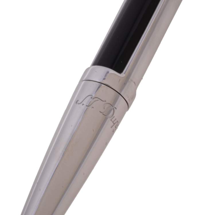 Pre Owned S.T. Dupont Defi Composite & Palladium Finish Ballpoint Pen