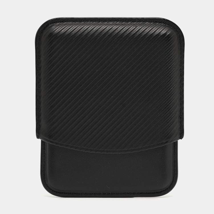 Pre Owned S.T. Dupont Black Leather James Bond 007 Cigarette Case