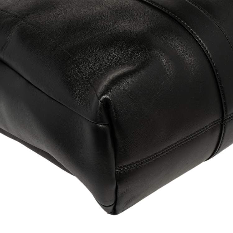 Pre Owned S.T. Dupont Black Leather Line D Star Wars Document and Laptop Holder Briefcase