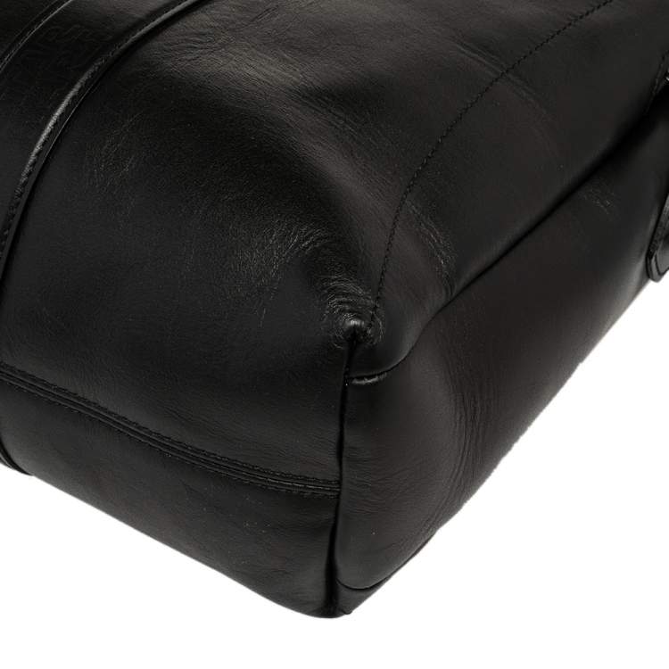 Pre Owned S.T. Dupont Black Leather Line D Star Wars Document and Laptop Holder Briefcase