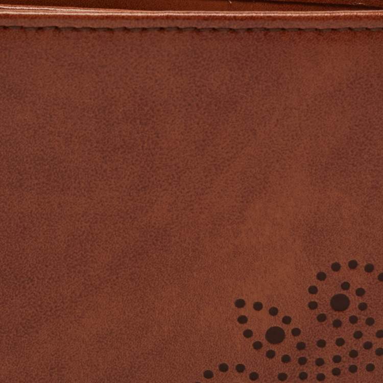 Pre Owned S.T. Dupont Tan Leather Bifold Wallet