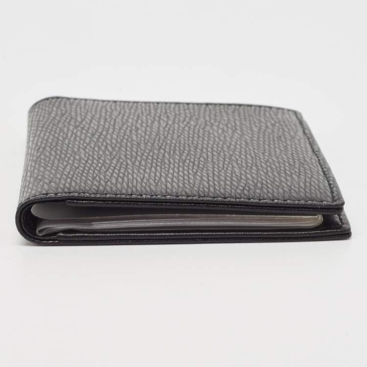 Pre Owned S.T. Dupont Black Leather Business Card Holder