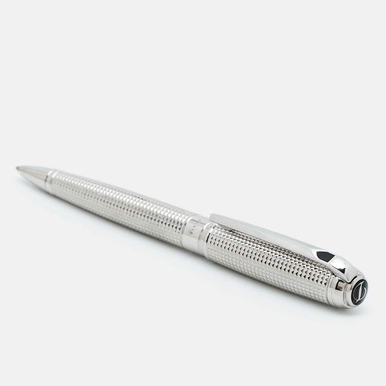 Pre Owned S.T. Dupont Line D 415103M Palladium Ballpoint Pen