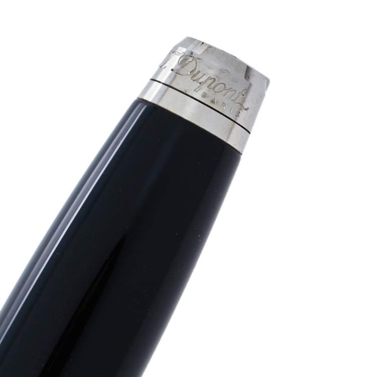 Pre Owned S.T. Dupont Black D-Link Fountain Pen
