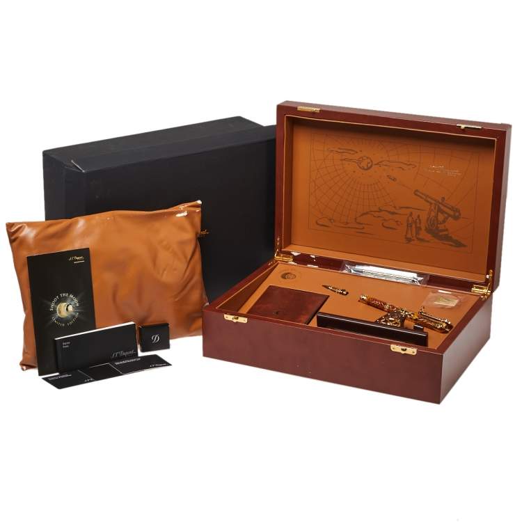 Pre Owned S.T. Dupont Shoot The Moon Prestige Limited Edition Collector's Set