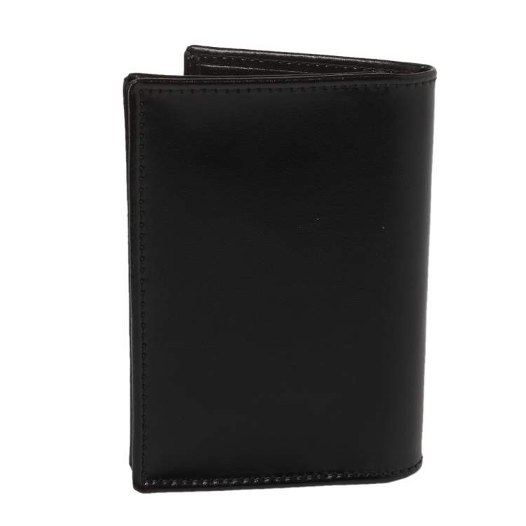 Pre Owned S.T. Dupont Black Line D Leather Card Holder and BallPoint Pen Set