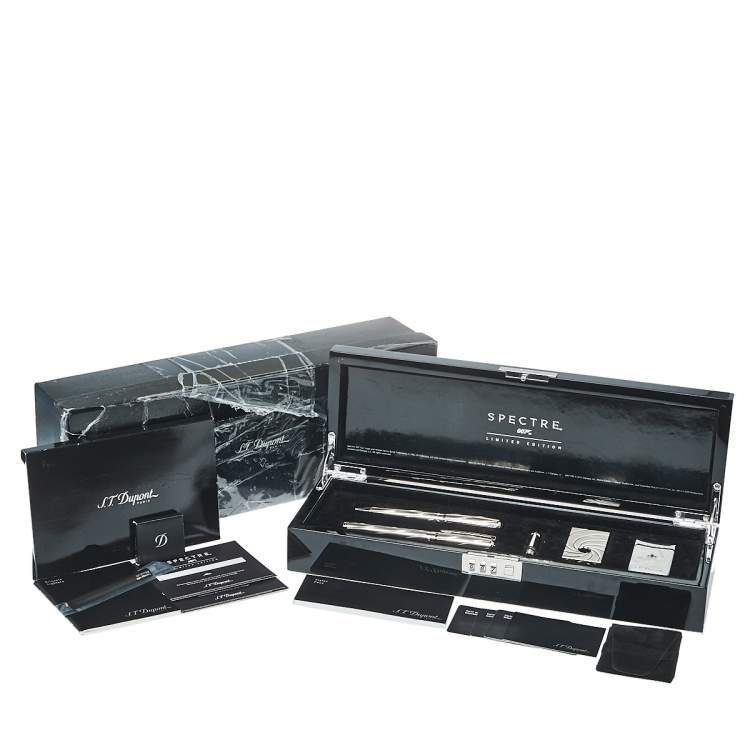 Pre Owned S.T. Dupont Spectre Limited Edition James Bond 007 Pens & Lighter Collector's Set