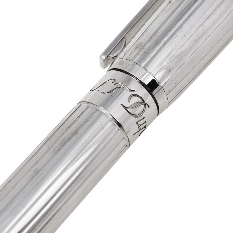 مملوكة مسبقًا S.T. Dupont Elysee Palladium Lignes Ballpoint Pen