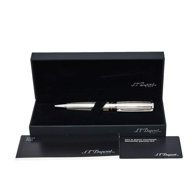 مملوكة مسبقًا S.T. Dupont Elysee Palladium Lignes Ballpoint Pen
