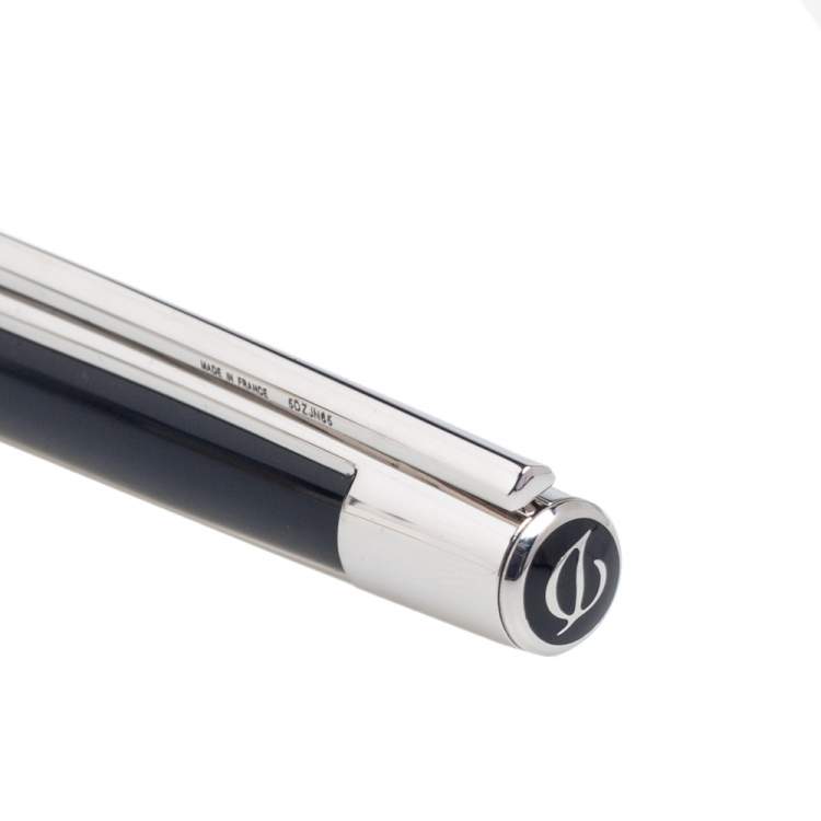 Pre Owned S.T. Dupont Defi Composite & Palladium Finish Ballpoint Pen