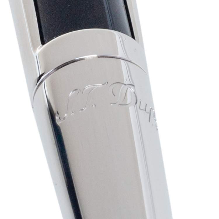 Pre Owned S.T. Dupont Defi Composite & Palladium Finish Ballpoint Pen