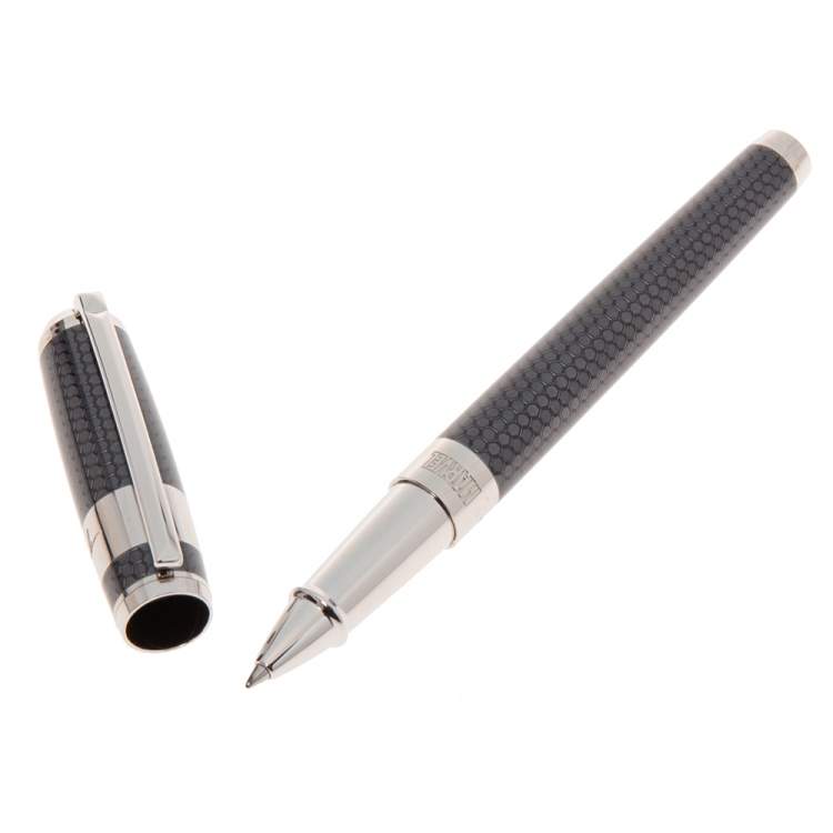 Pre Owned S.T. Dupont Grey Honeycomb Guilloché Tony Stark Limited Edition Rollerball Pen