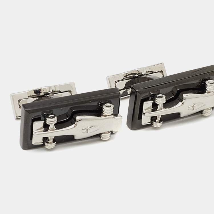 Pre Owned S.T. Dupont Mclaren Edition Two Tone Cufflinks