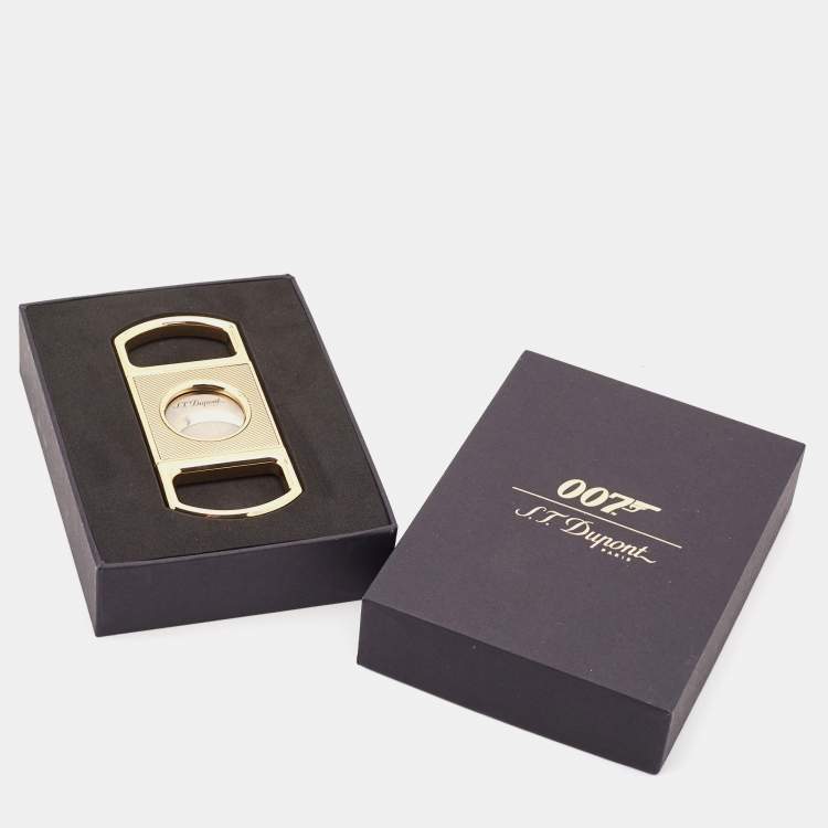 Pre Owned S.T. Dupont 007 Two Tone Cigar Cutter