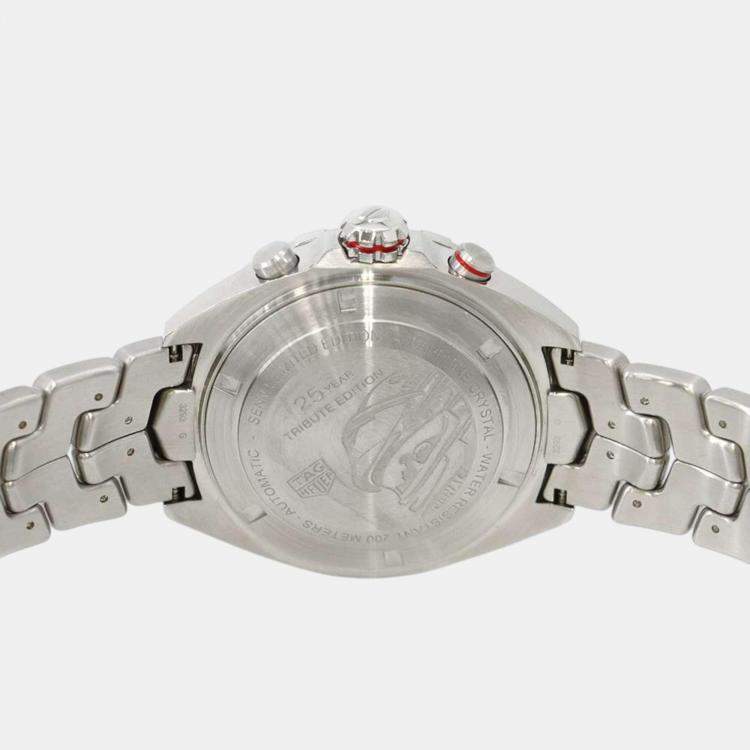 Pre Owned Tag Heuer Grey Stainless Steel Formula 1 CAZ2017.BA0647 Automatic Men's Wristwatch 44 mm