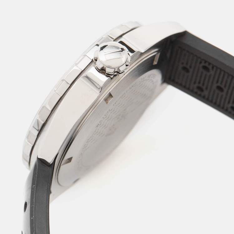 Pre Owned Tag Heuer Black Stainless Steel Rubber Formula 1 WAZ2113.FT8023 Men's Wristwatch 41 mm