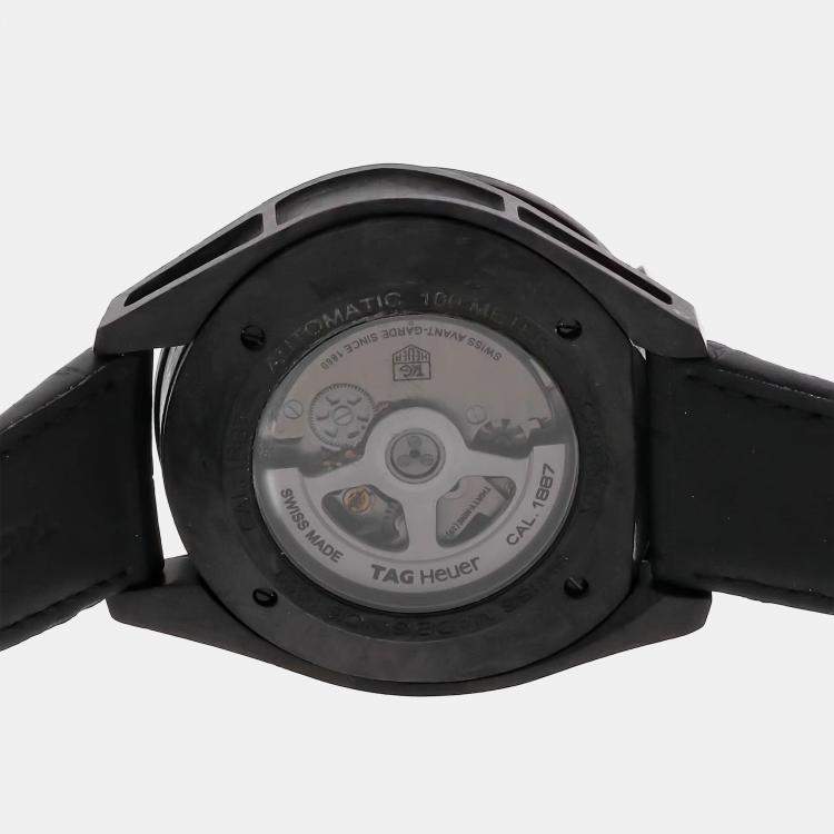 Pre Owned Tag Heuer Carrera Chronograph RCAR2C90.FC6341 45 mm Automatic Men's Wristwatch 45 mm