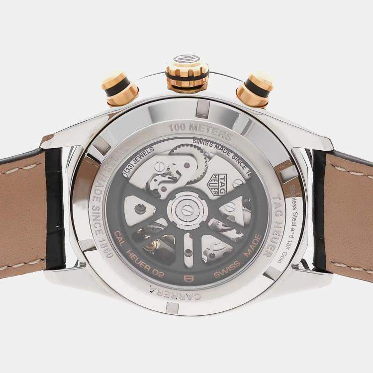 Pre Owned Tag Heuer Carrera Chronograph CBN2A5A.FC6481 Automatic Men's Wristwatch 44MM