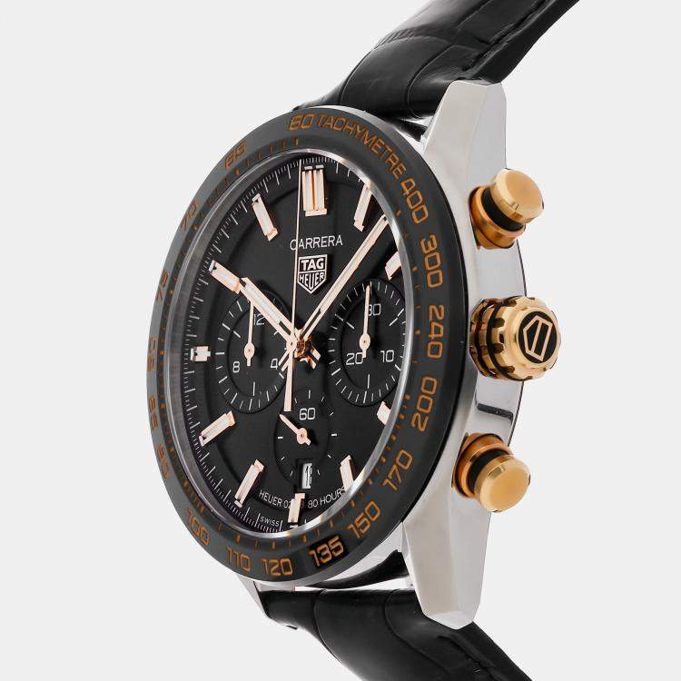 Pre Owned Tag Heuer Carrera Chronograph CBN2A5A.FC6481 Automatic Men's Wristwatch 44MM