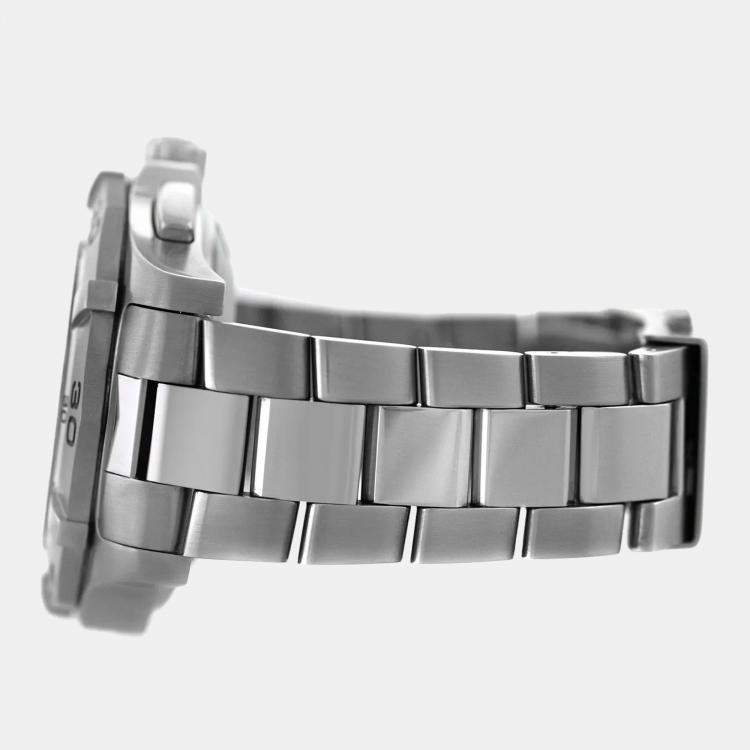 Pre Owned Tag Heuer Aquaracer CAF2011 Automatic Silver Stainless Steel Men's Wristwatch 44 mm